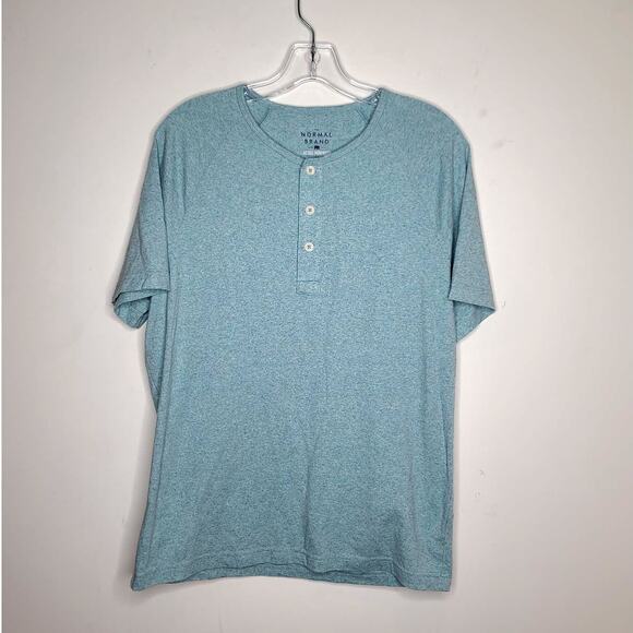 The Normal Brand Blue Short Sleeve Tee - Picture 1 of 5